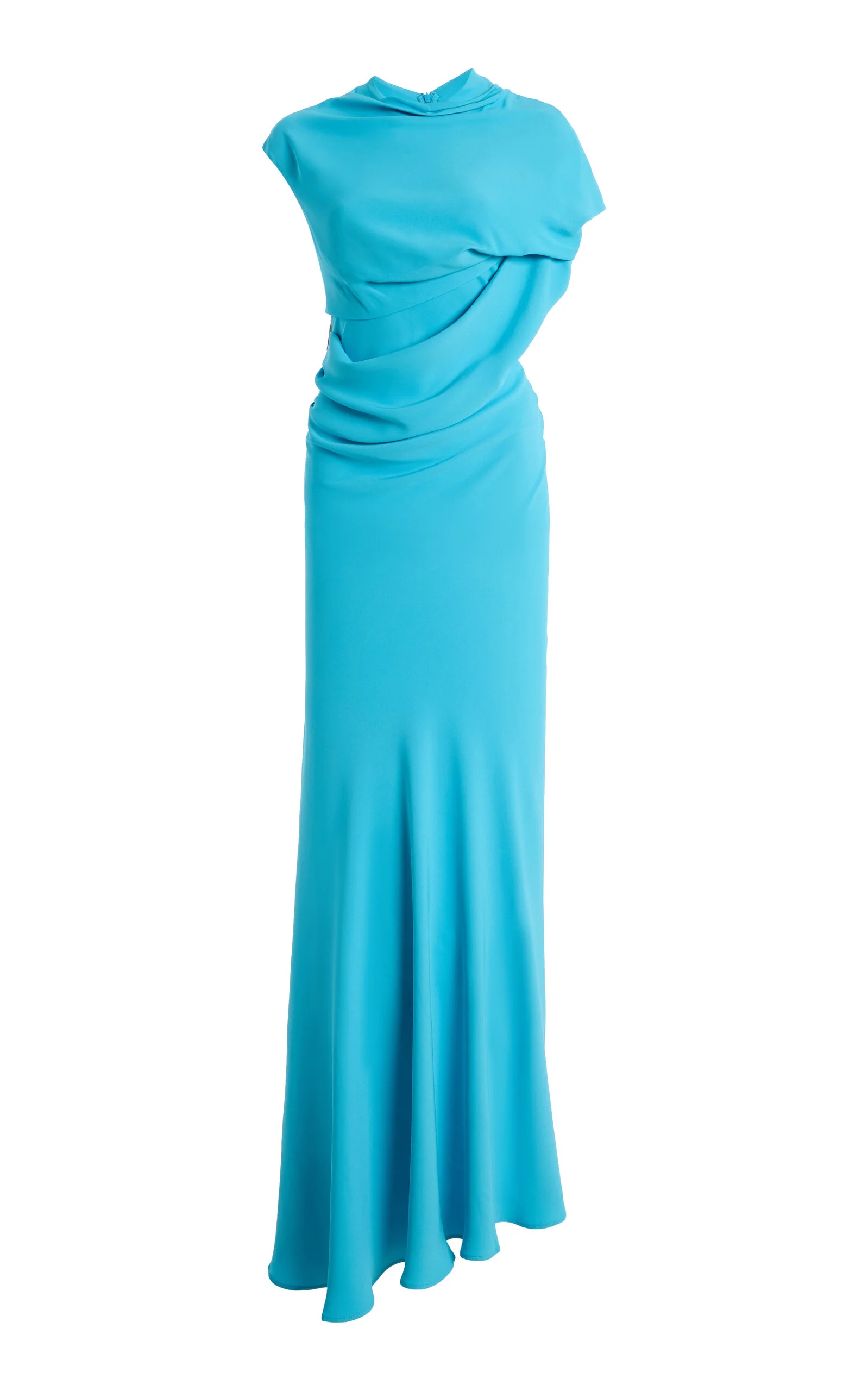 Ara Draped Crepe Maxi Dress - 1