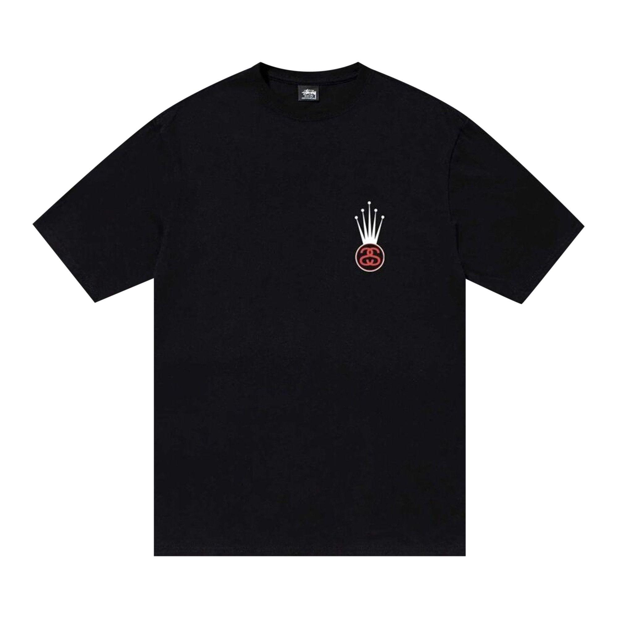 Stussy Crown Link Tee 'Black' - 1