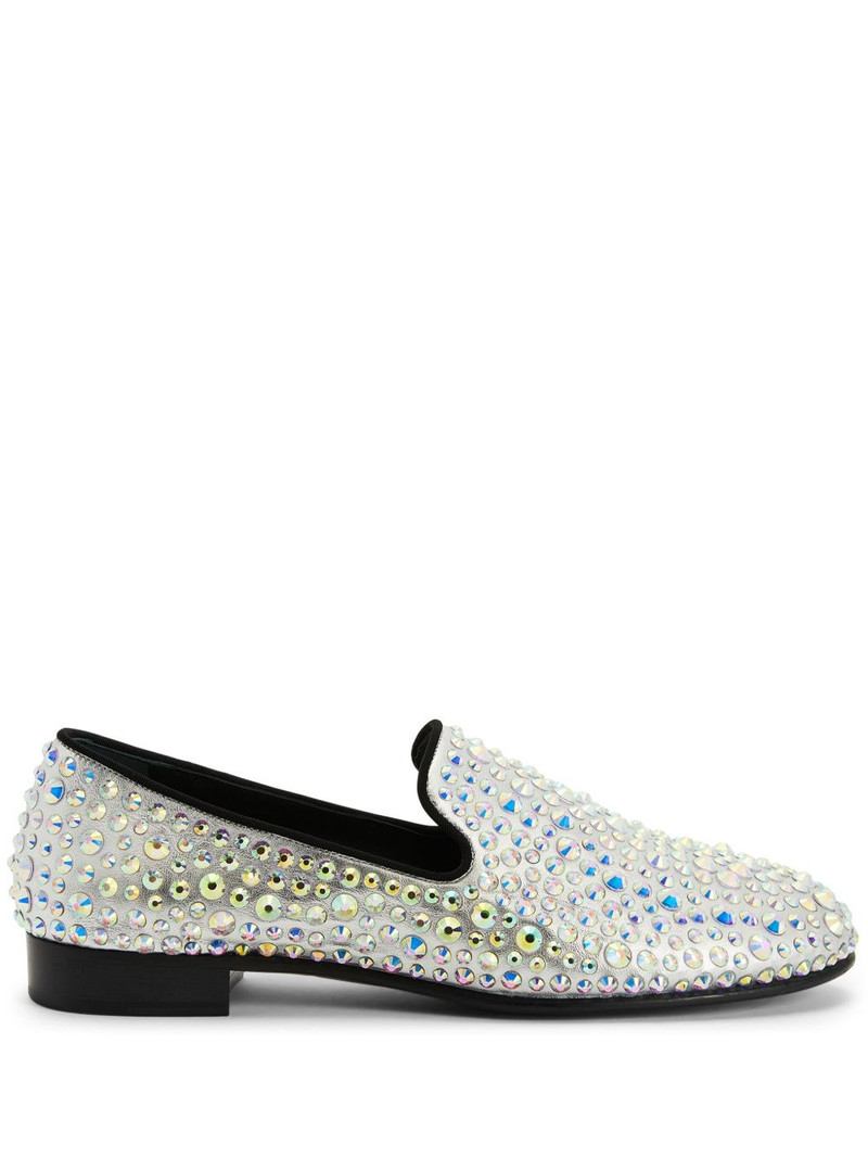 Marvin crystal-embellished loafers 1