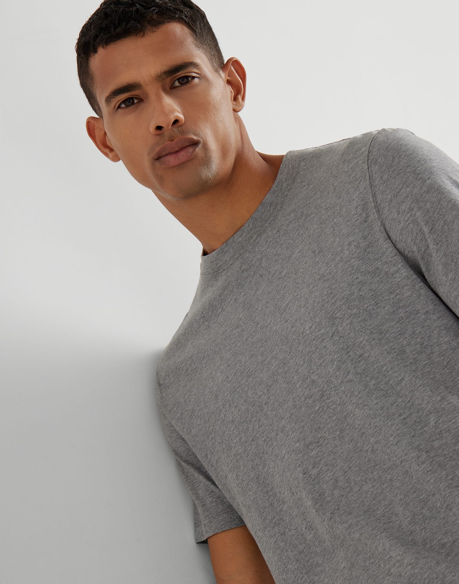 Cotton jersey crew neck T-shirt - 3