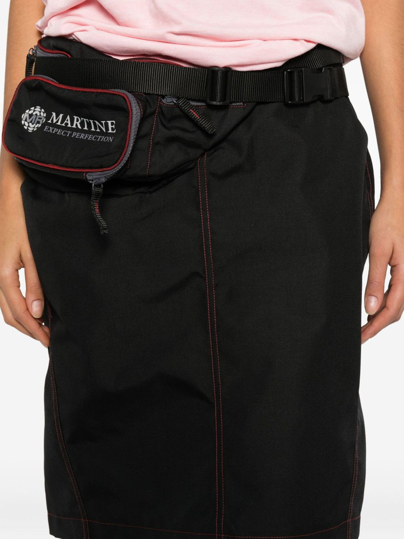 bumbag topstitching skirt 5