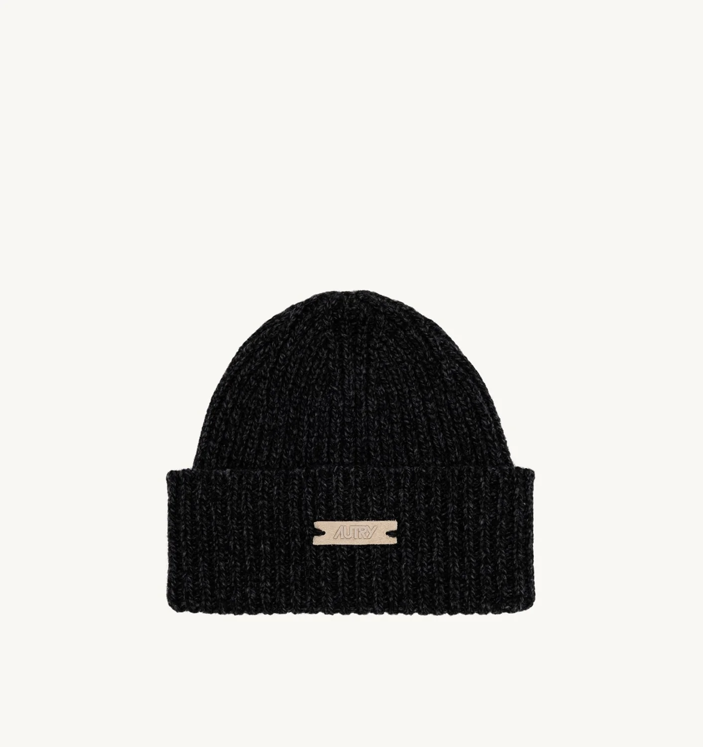 UNISEX BEANIE WITH LOGO PATCH - 1