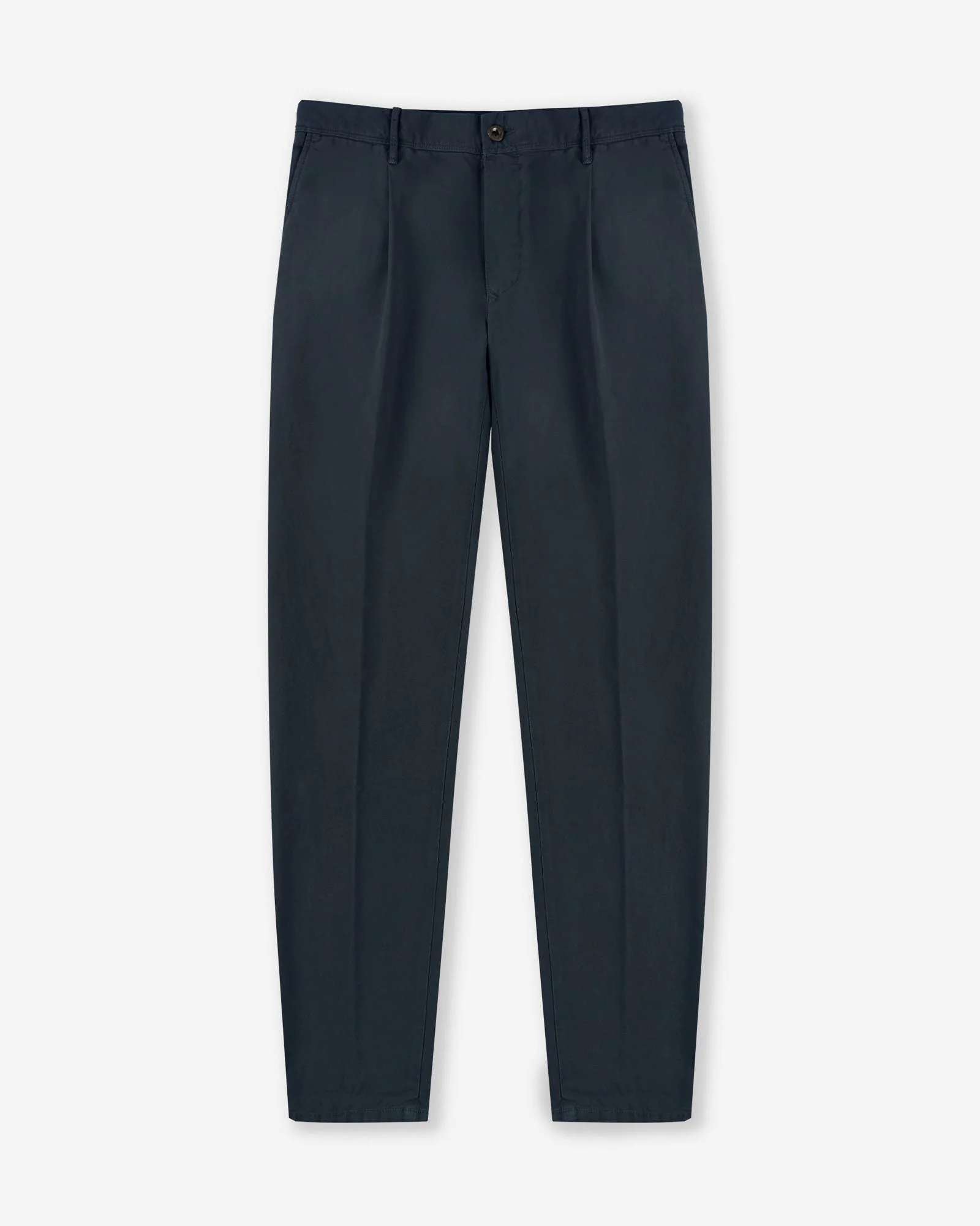 Tapered fit summer satin trousers - 1