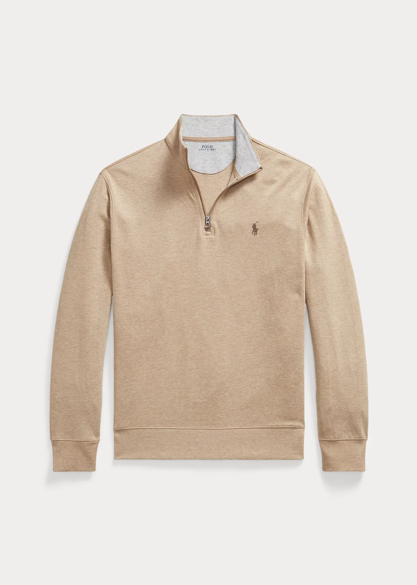 Luxury Jersey Quarter-Zip Pullover - 1