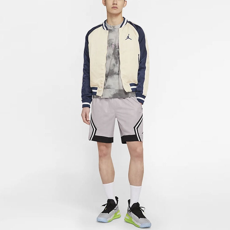 Air Jordan Remastered Souvenir Casual Sports baseball uniform Jacket White CD5772-271 - 3