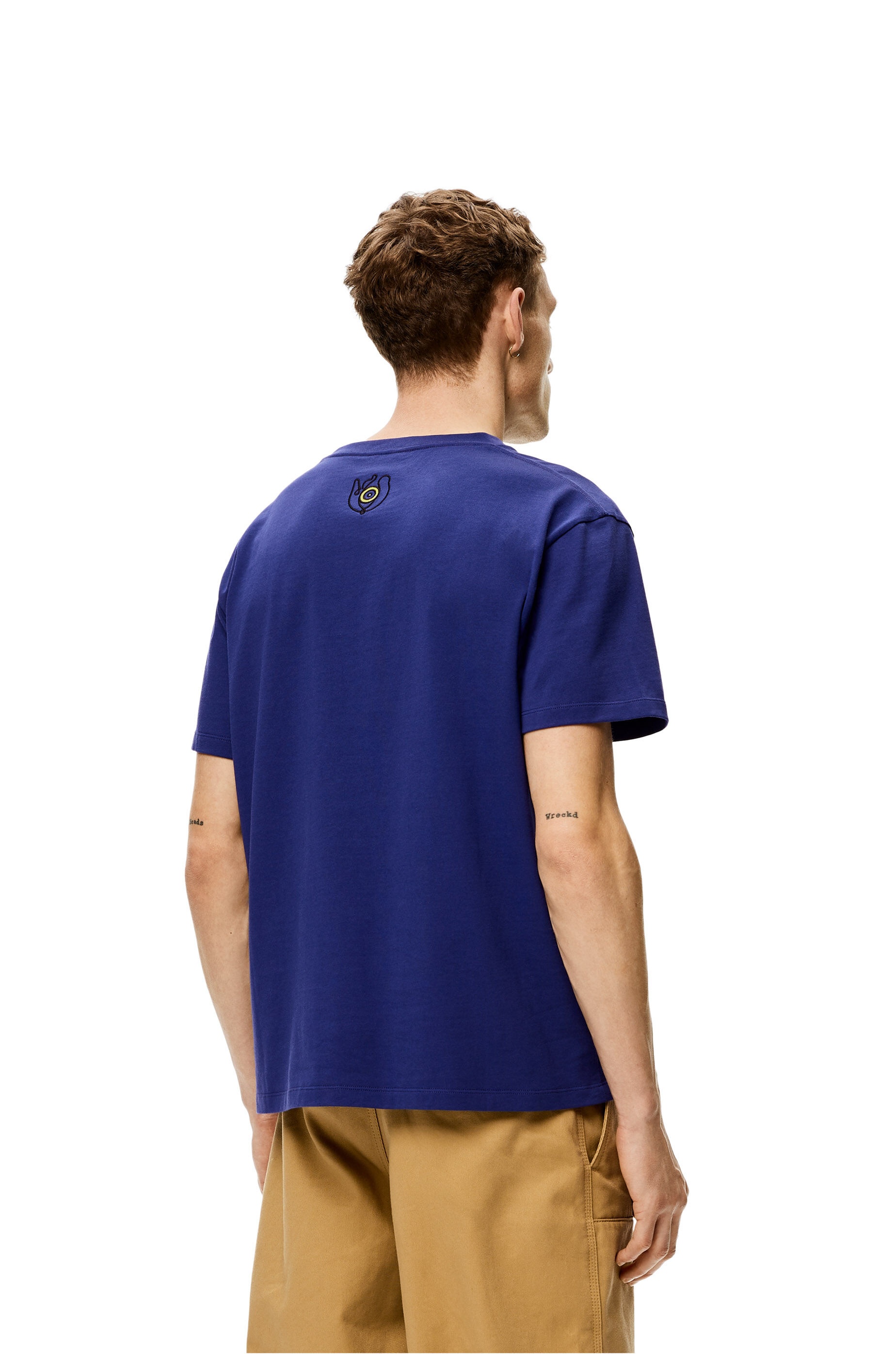Embroidered T-shirt in organic cotton - 4