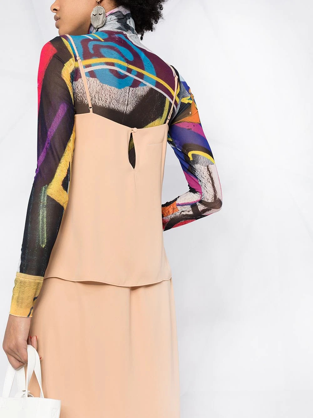 V-neck sleeveless dress - 3