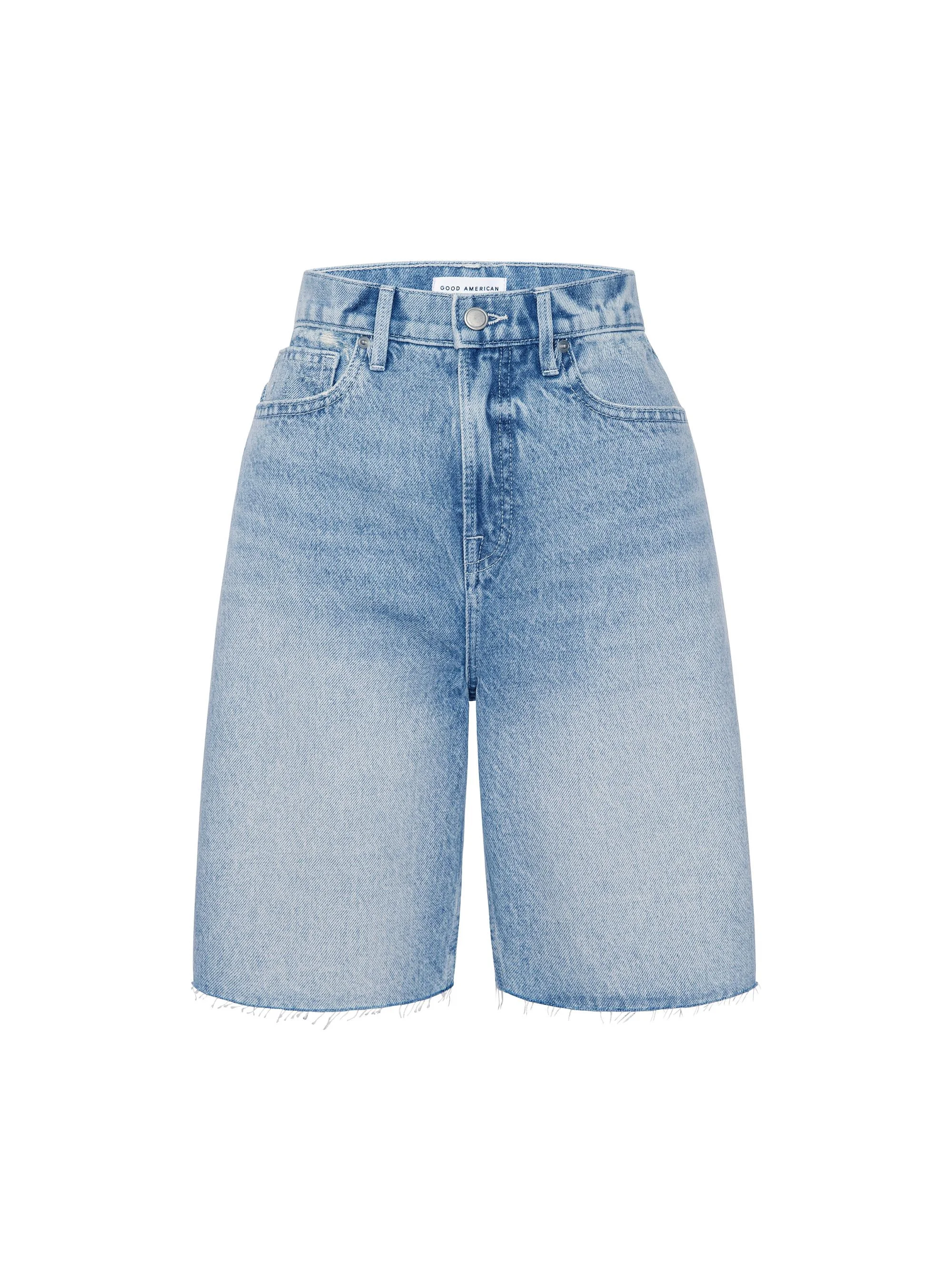 Women's Good Standard Denim Relaxed Bermuda Shorts - Indigo - 1