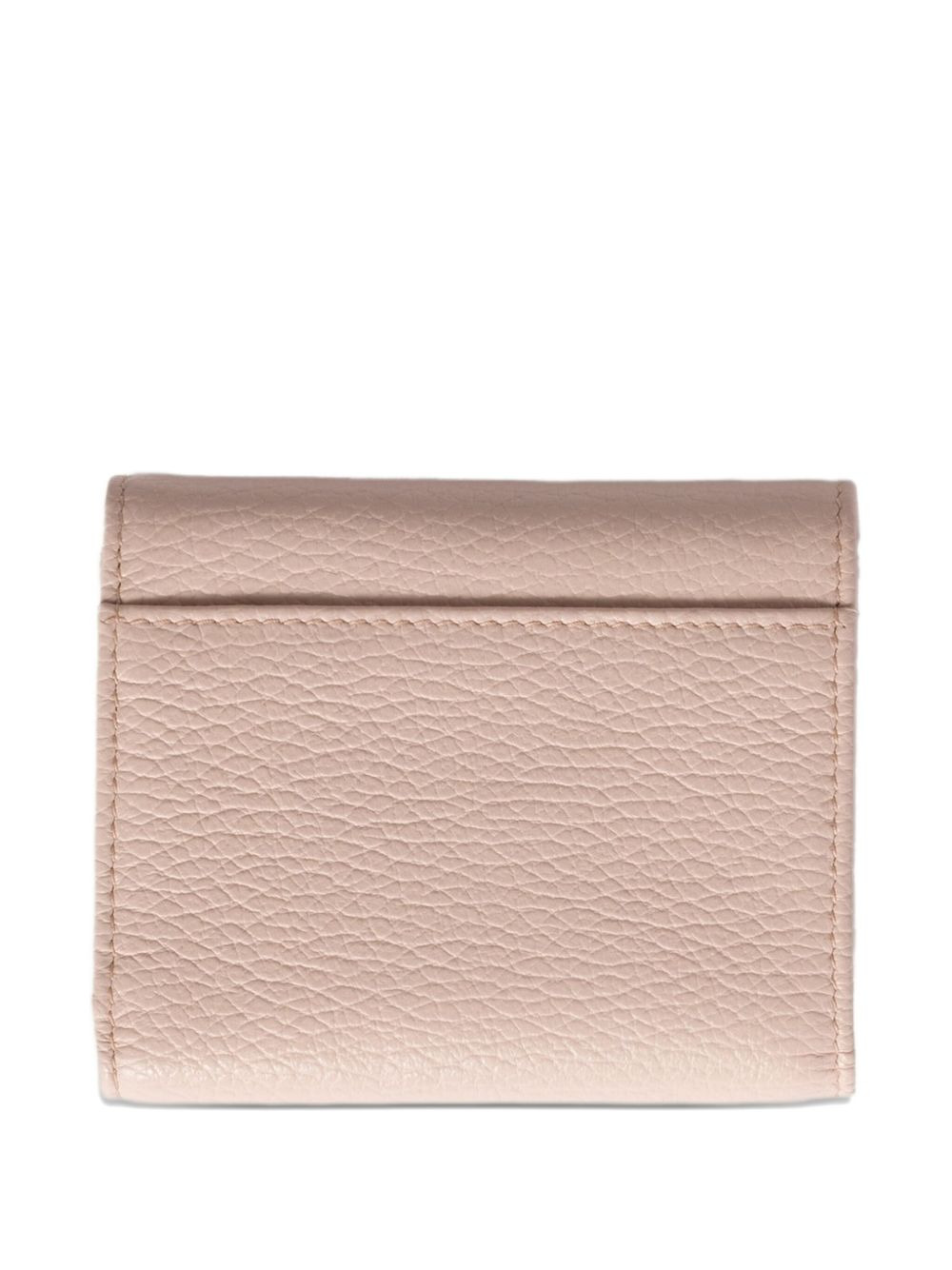 logo-plaque leather wallet - 2