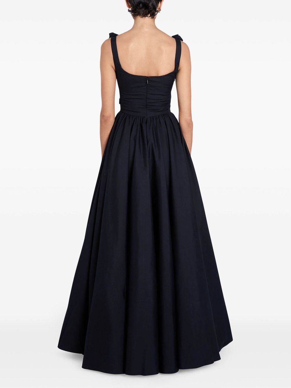 floral-appliqué dress - 5