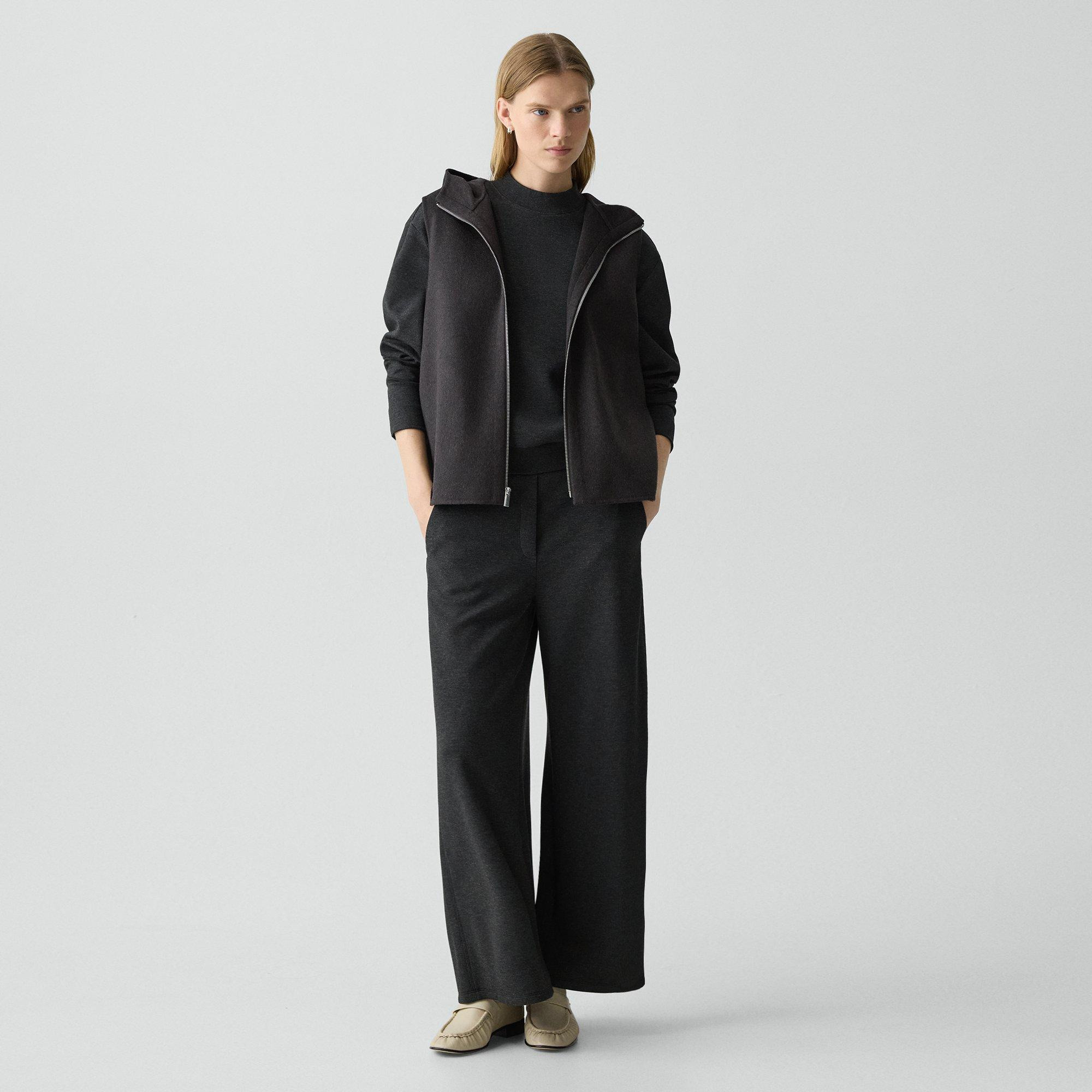 Hooded Vest in Double-Face Wool-Cashmere - 6