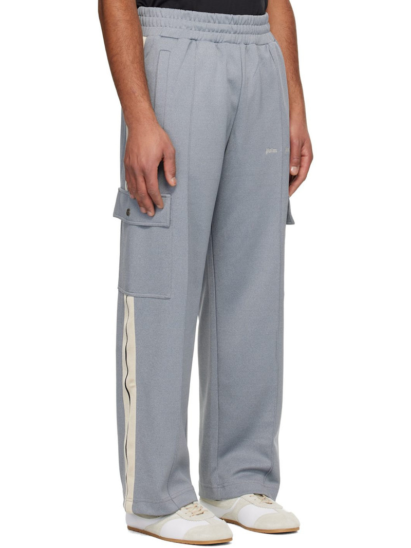 Gray Classic Logo Cargo Track Pants 2