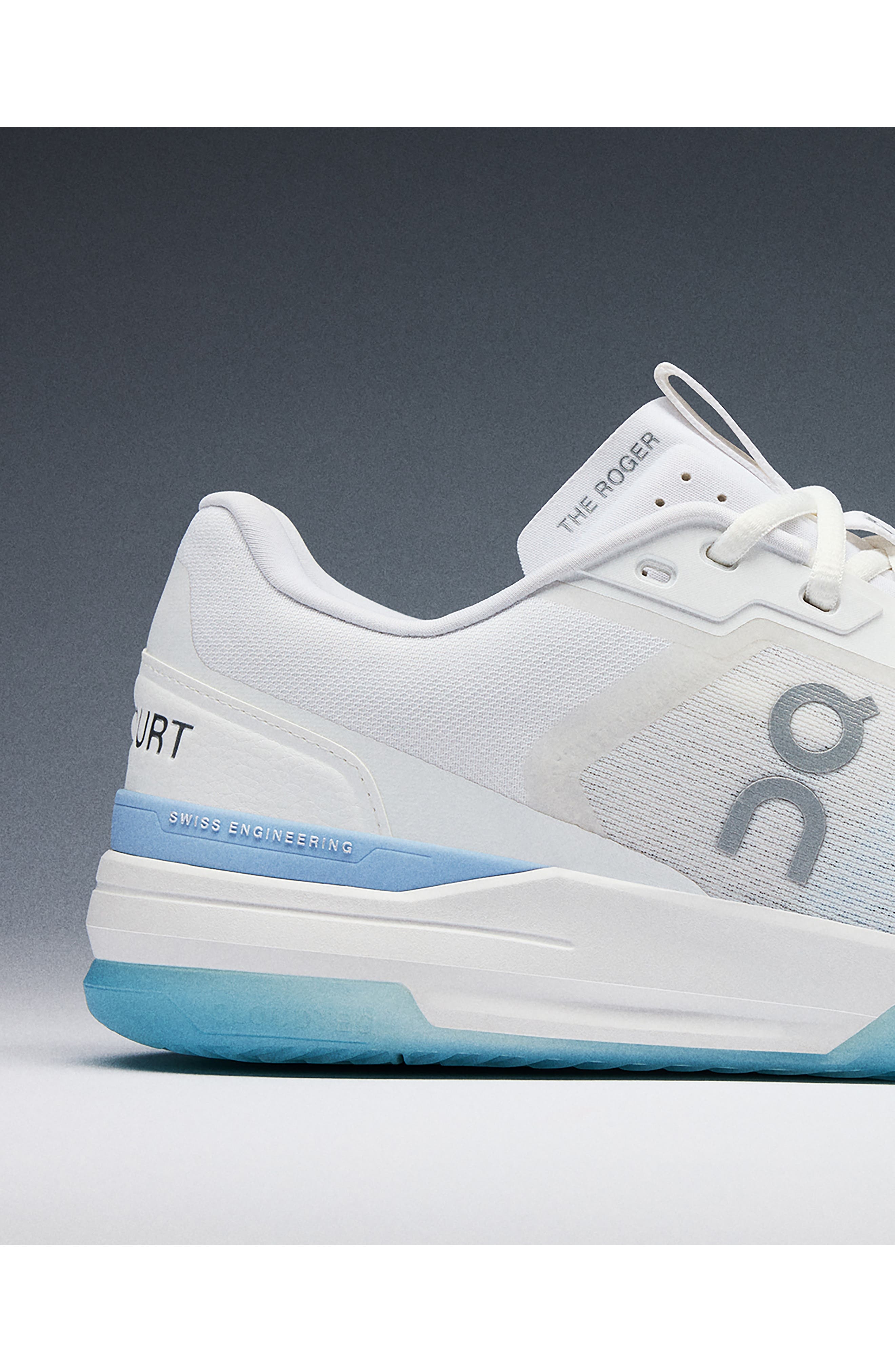 On THE ROGER Adv Pro Tennis Shoe in White/Chambray at Nordstrom - 7