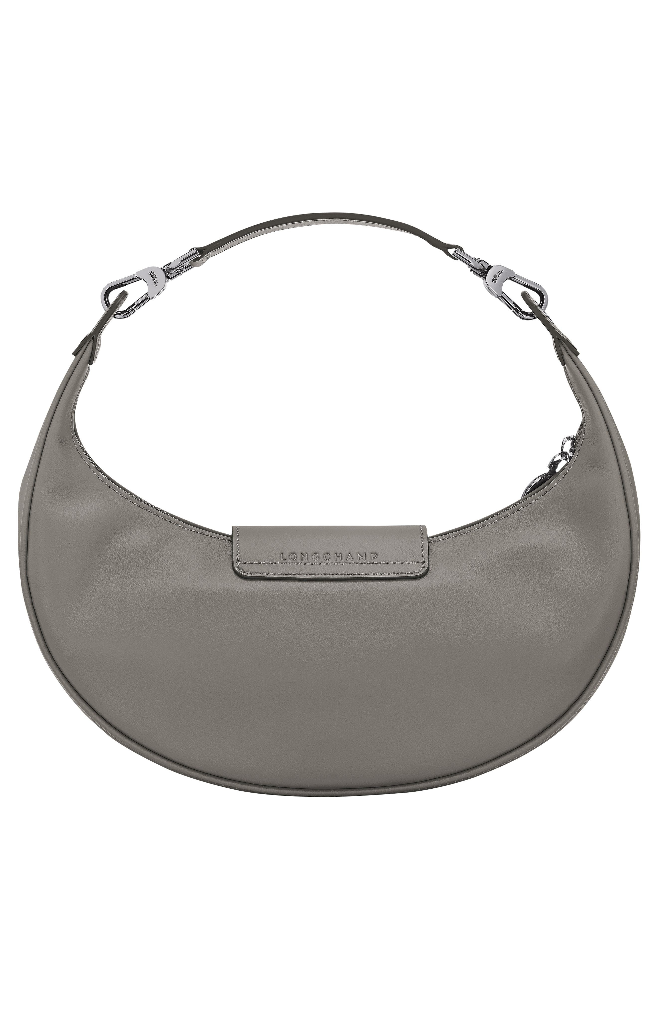 Longchamp Le Pliage Xtra Round Leather Top Handle Bag in Turtledove at Nordstrom - 3
