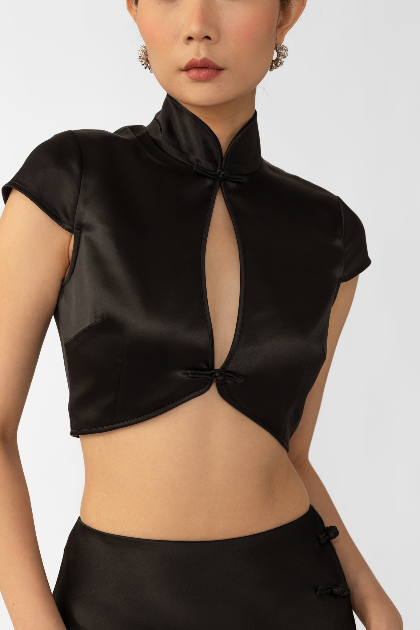 PEGGY SATIN TOP - 4
