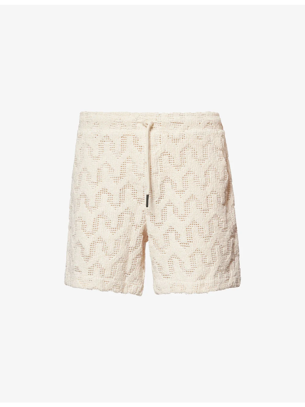Atlas Crochet Cotton-Blend Shorts - 1