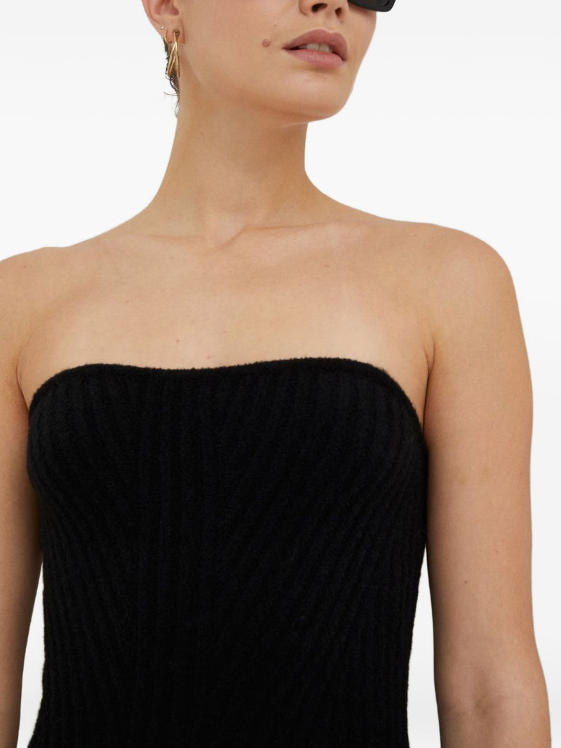 rib strapless mini dress 4