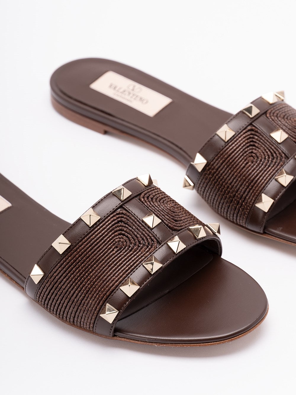 Valentino Garavani Women `Rockstud` Slides - 5