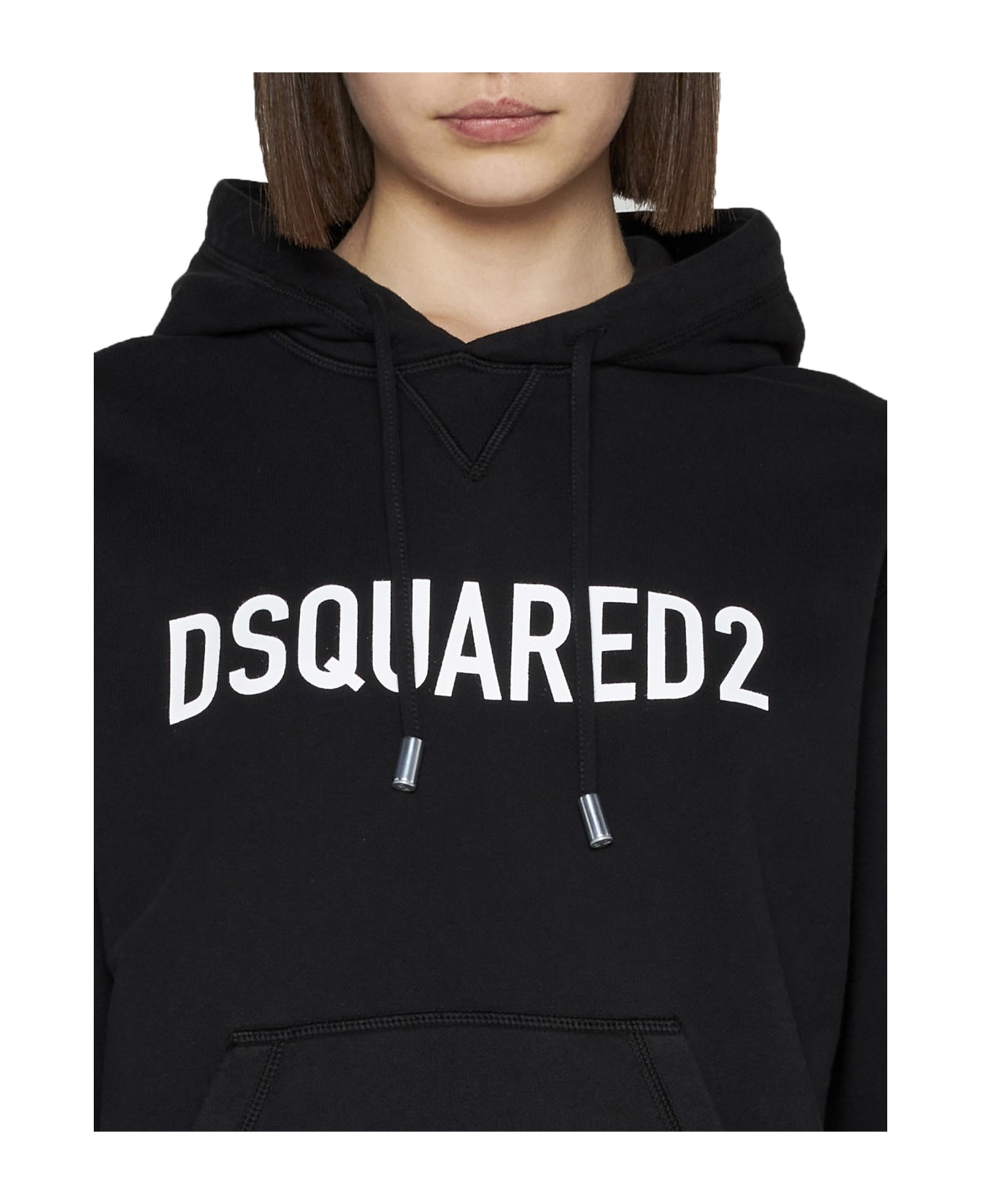 Cotton Sweatshirt With Hood And Logo - 5