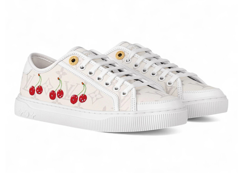 Louis Vuitton Louis Vuitton Cherry LV Lagoon Sneaker x Takashi Murakami White outlook
