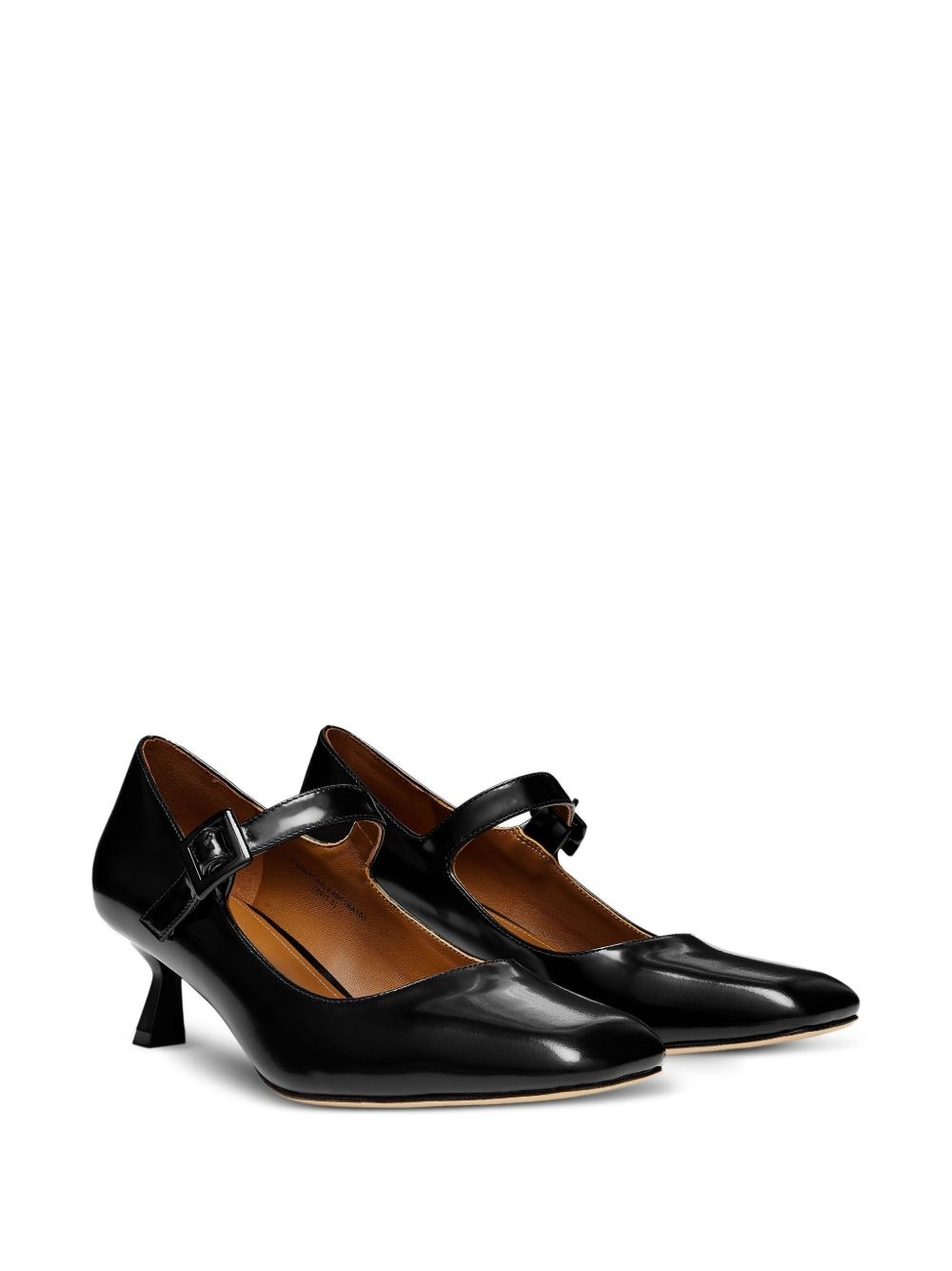 square-toe mid-heel pumps - 2