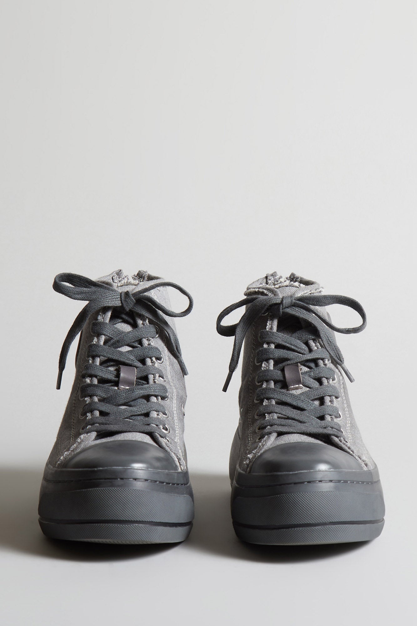 KURT HIGH TOP SNEAKER - LIGHT GREY DENIM - 2