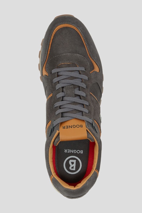Porto Sneaker in Gray/Camel - 5