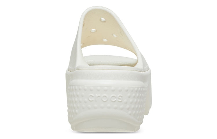 (WMNS) Crocs Stomp Slides 'White' 209346-0WV - 5