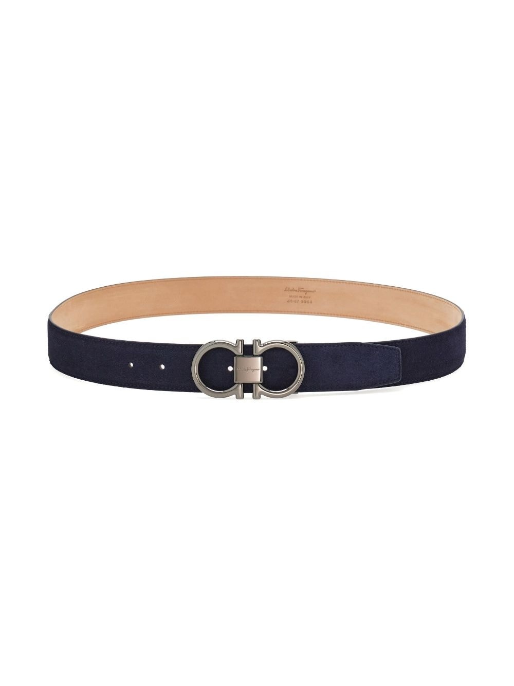 Gancini leather belt - 3