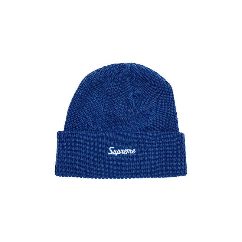 Supreme Loose Gauge Beanie 'Blue' - 1