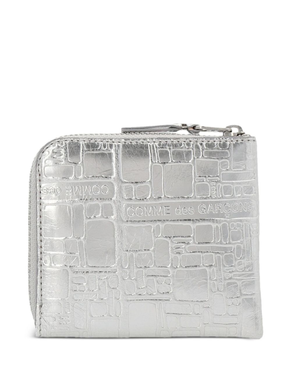 logo-embossed leather wallet - 2