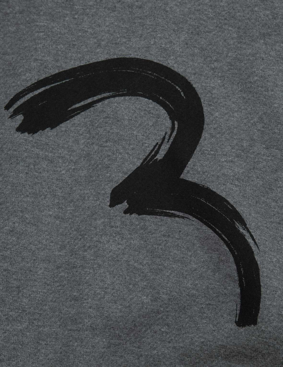 ALLOVER BRUSHSTROKE SEAGULL AND LOGO PRINT RELAX FIT SWEATSHIRT - 11