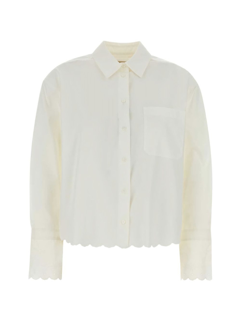 Neutro scalloped poplin shirt 1