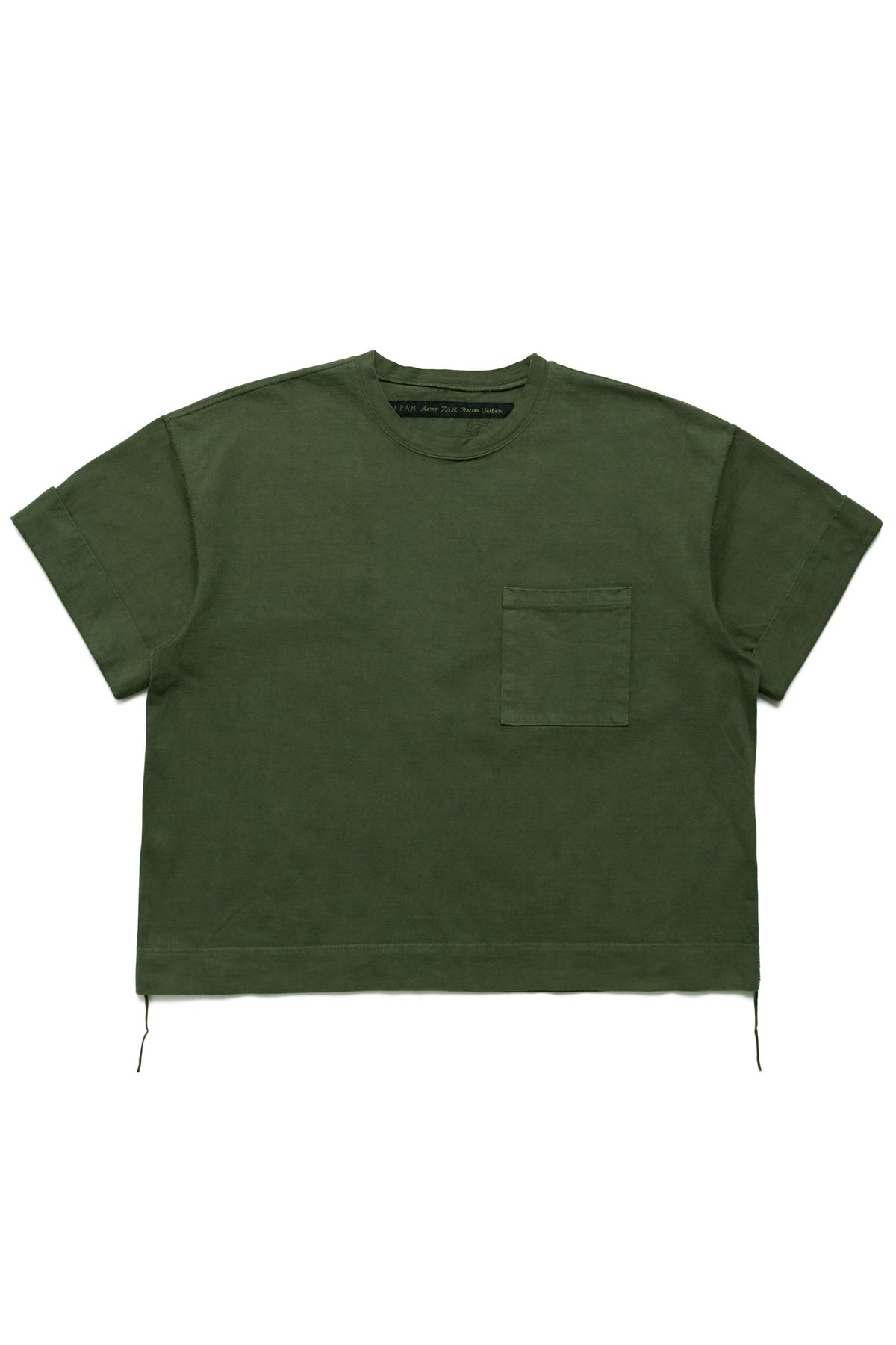 16/- Dense Jersey ARMY Beach Packed T - Khaki - 1