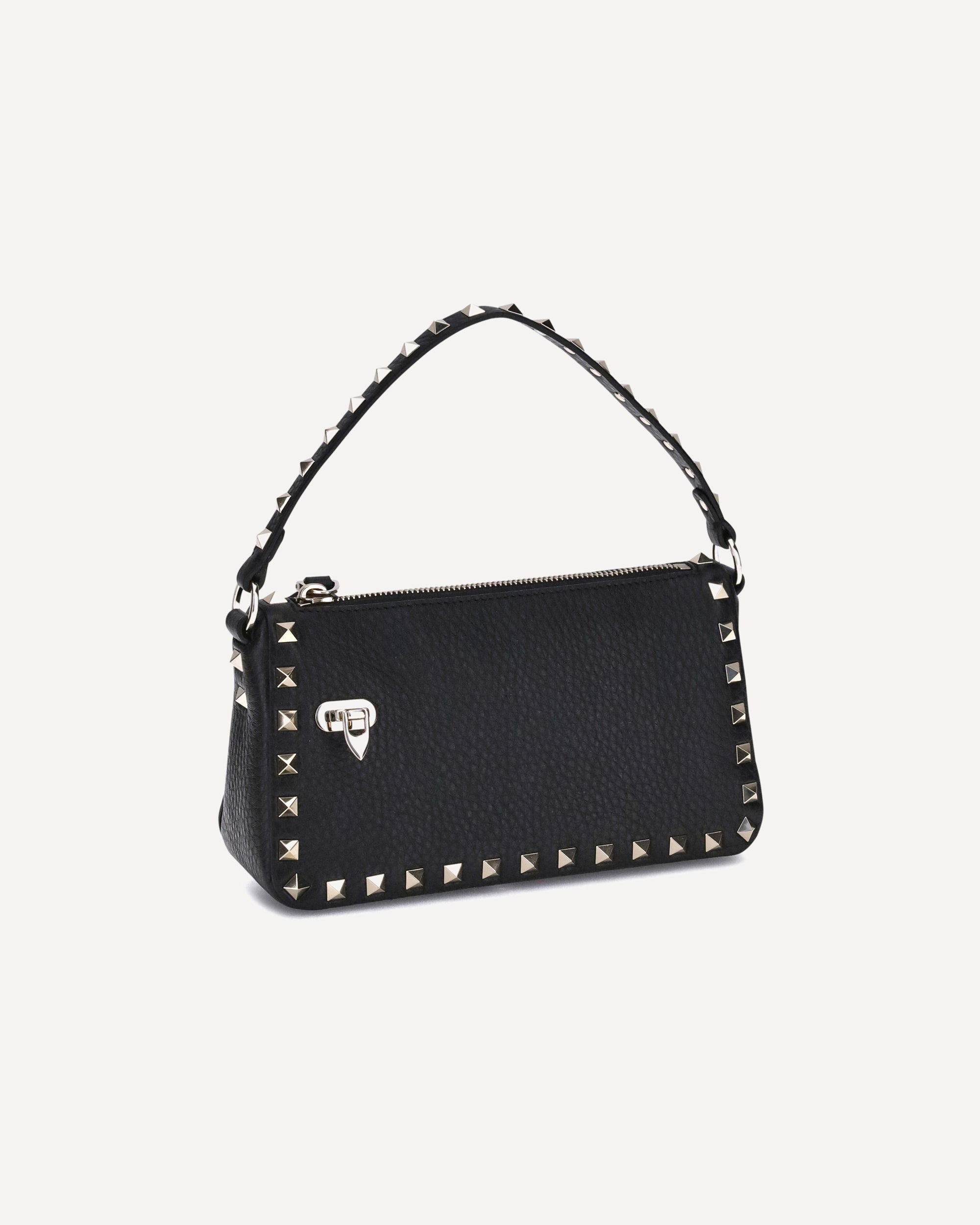 Rockstud Zip-Up Shoulder Bag - 3