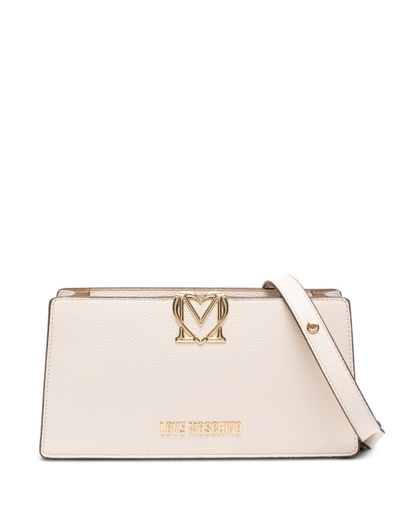 logo-plaque shoulder bag 1