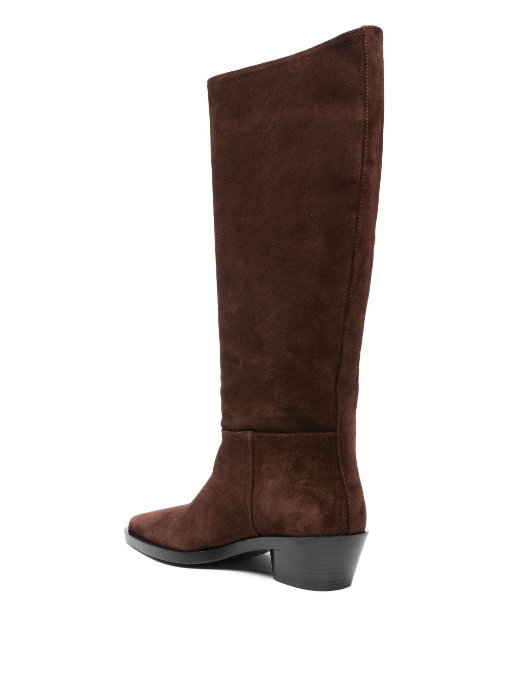 40mm suede knee-high boots - 3