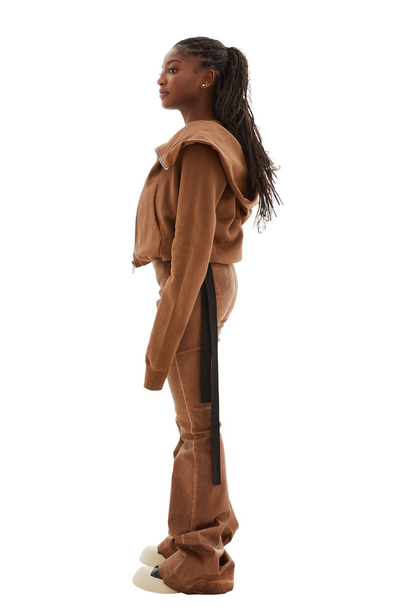Rick Owens DRKSHDW BOLAN BOOTCUT JEANS (HENNA BROWN) outlook