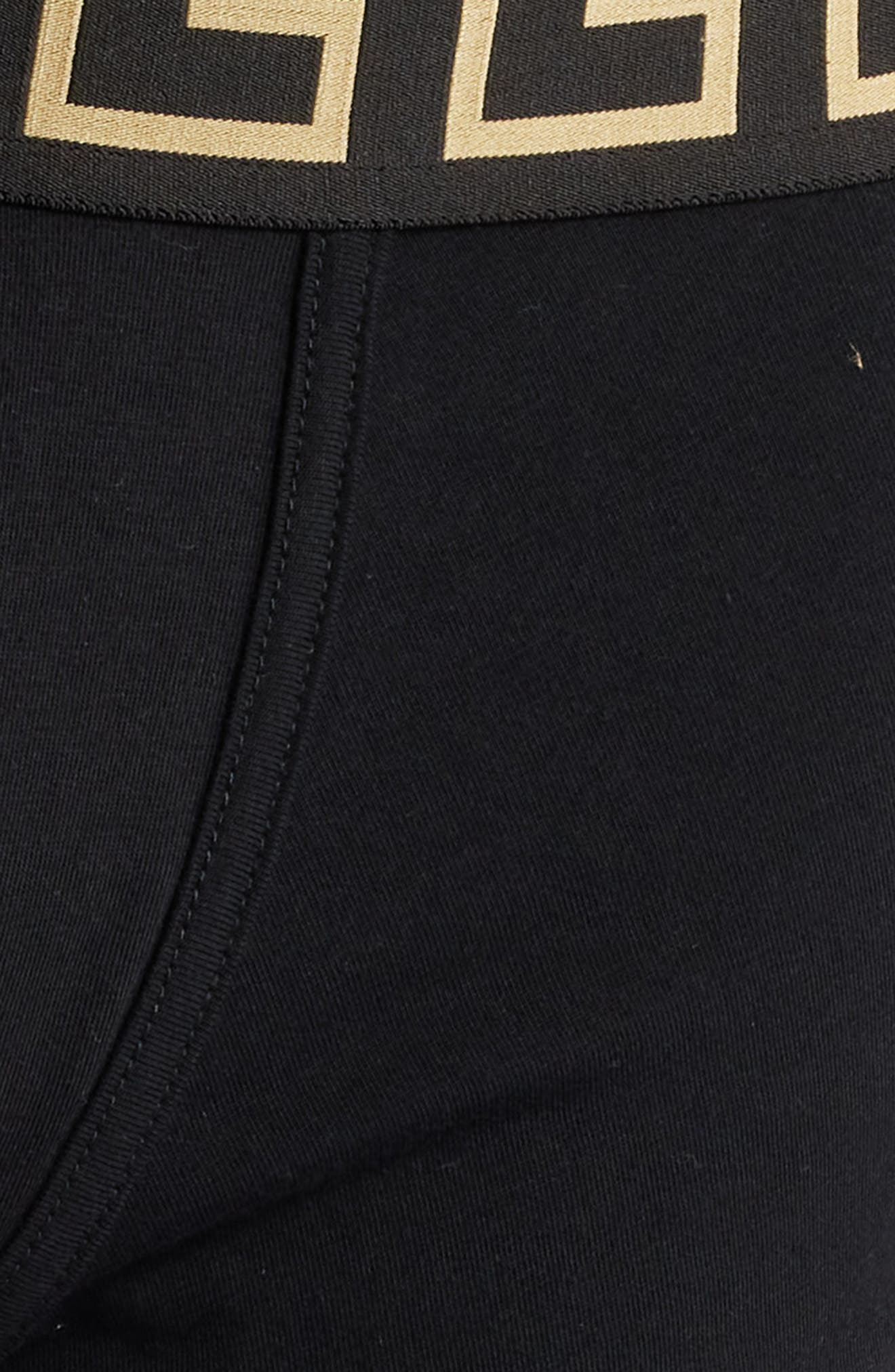 Versace Grecca Band Boxer Briefs in Black at Nordstrom - 5