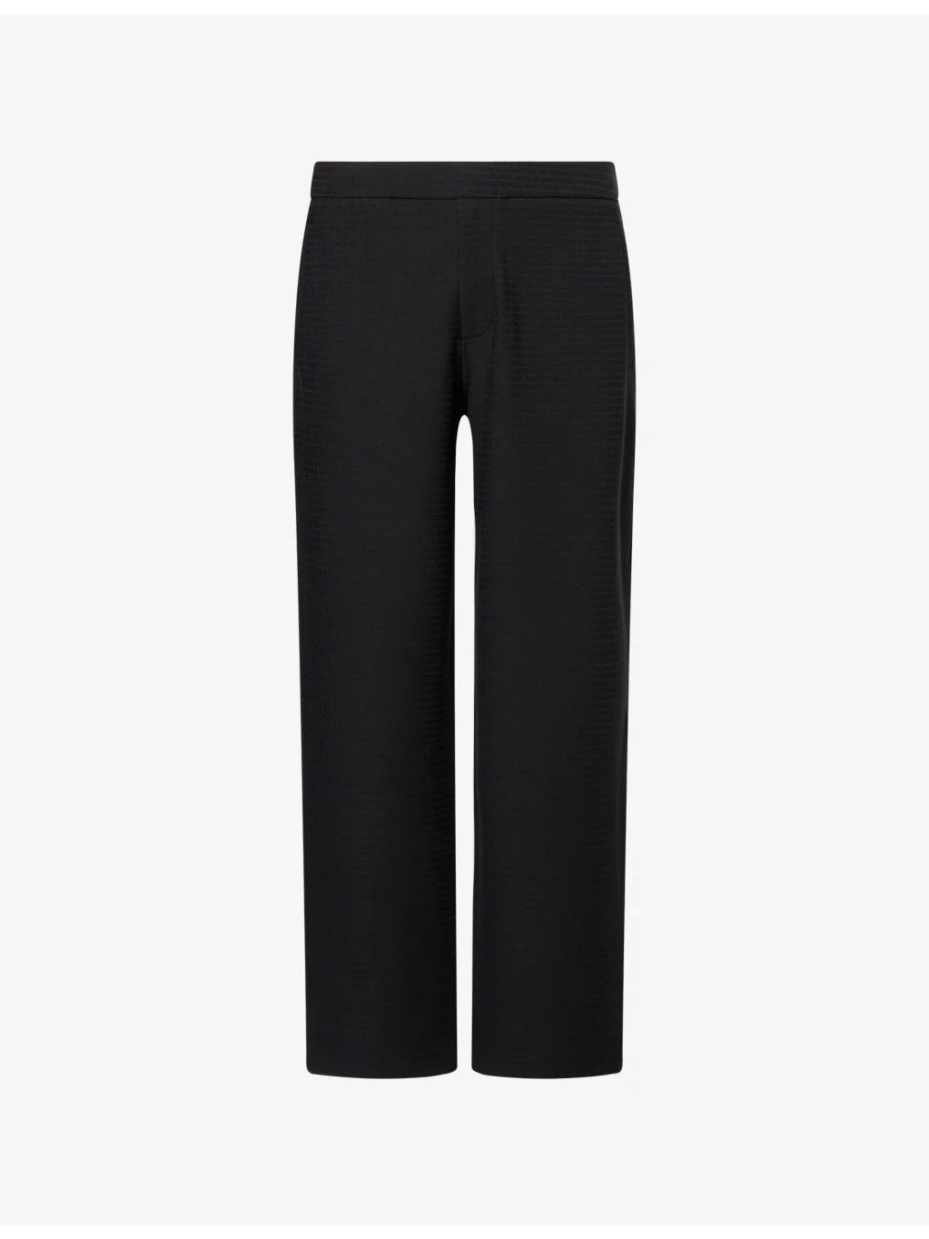 Jacquard Relaxed-Fit Woven Track Bottoms - 1