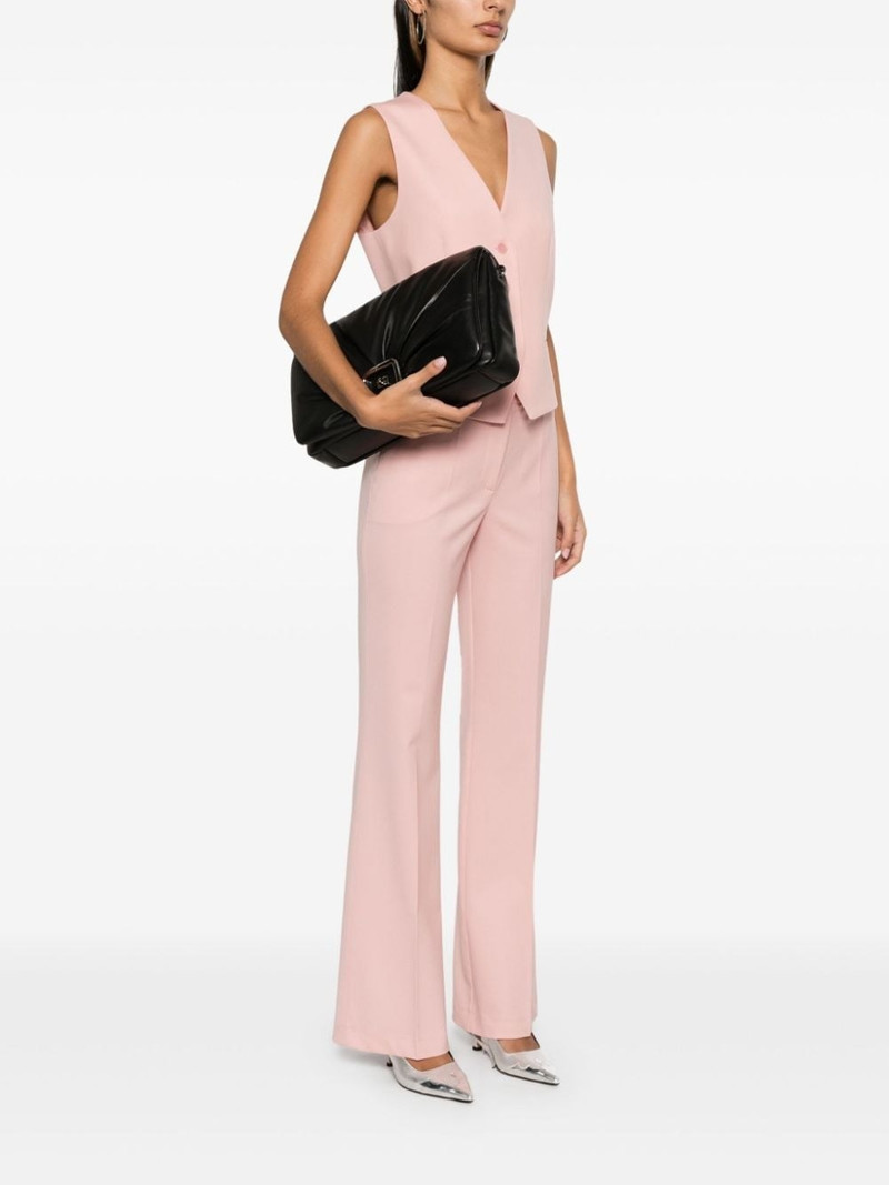 Roger Vivier Viv' Choc leather clutch outlook