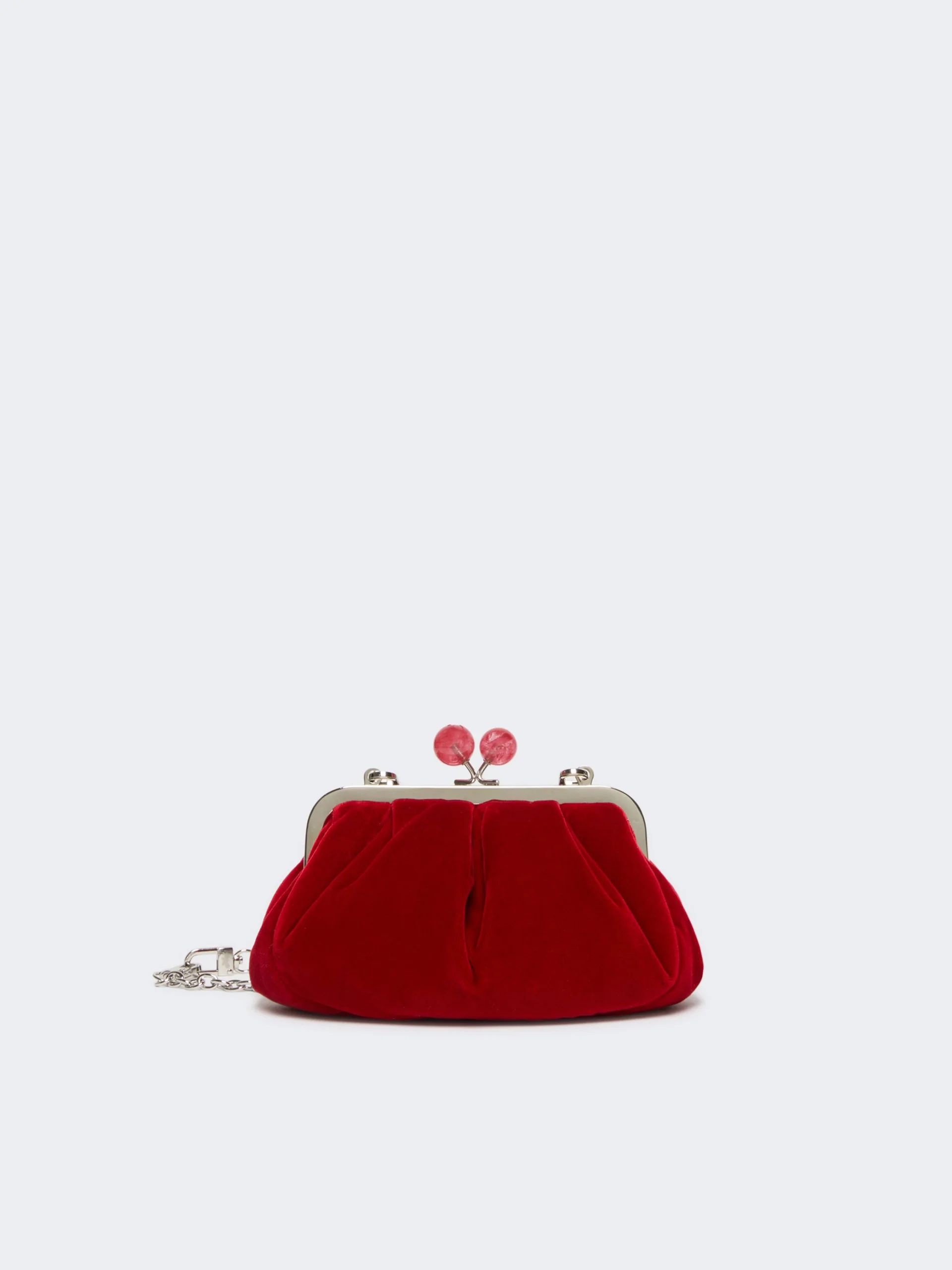 GIOCHI Small cotton velvet Pasticcino Bag - RED - 1