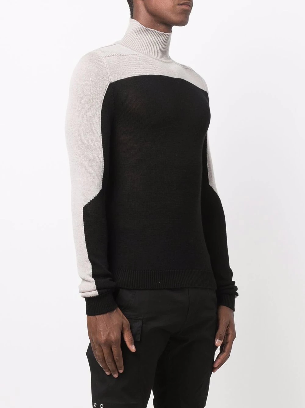 roll-neck wool jumper - 3