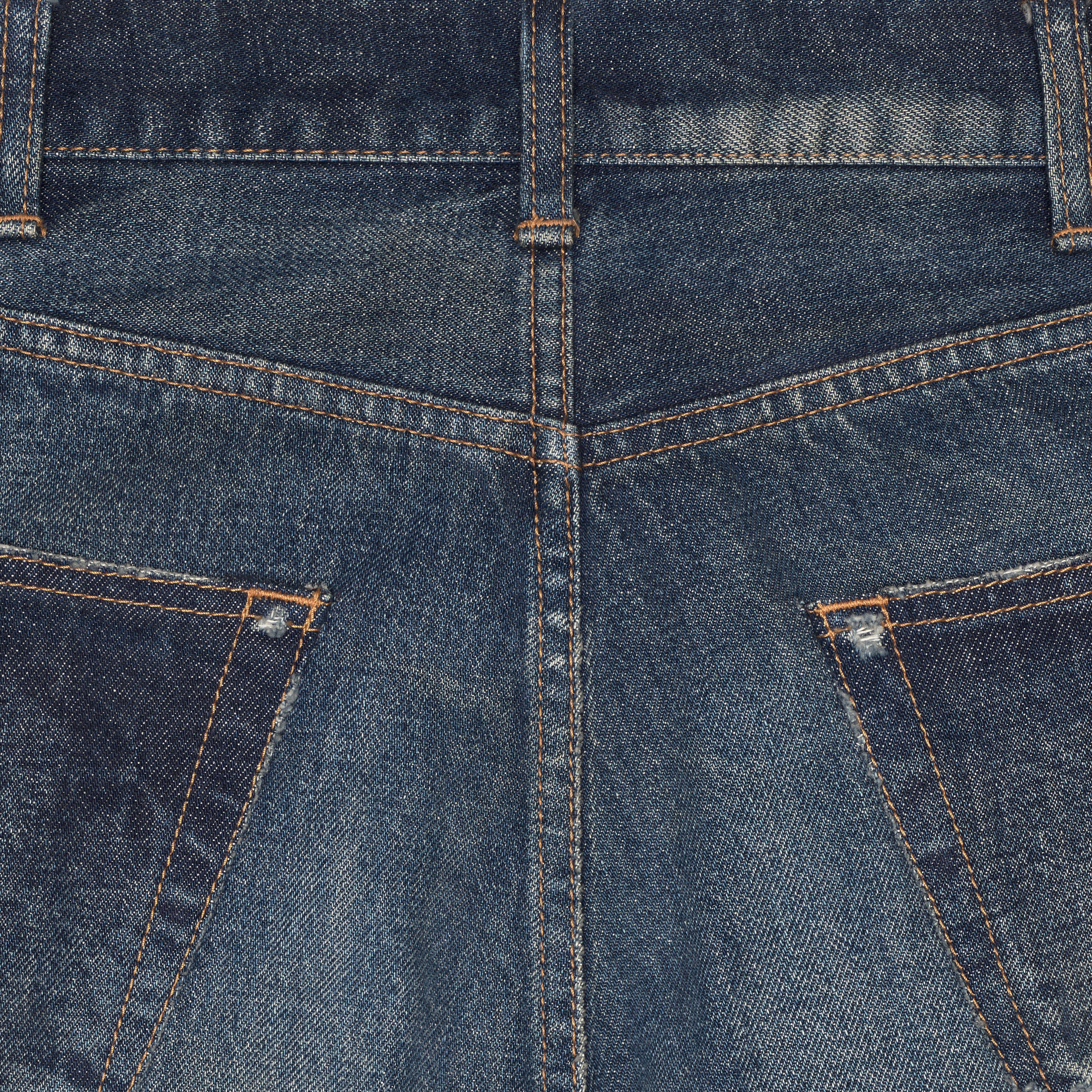 90'S JEANS IN MOONLIGHT WASH SELVEDGE DENIM - 3