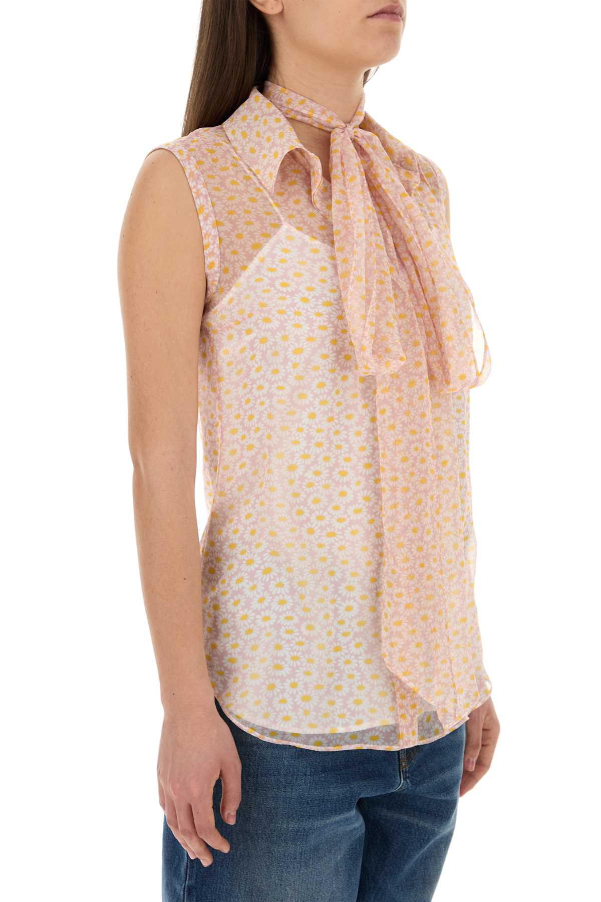 Gucci Women Printed Crepe Shirt - 3