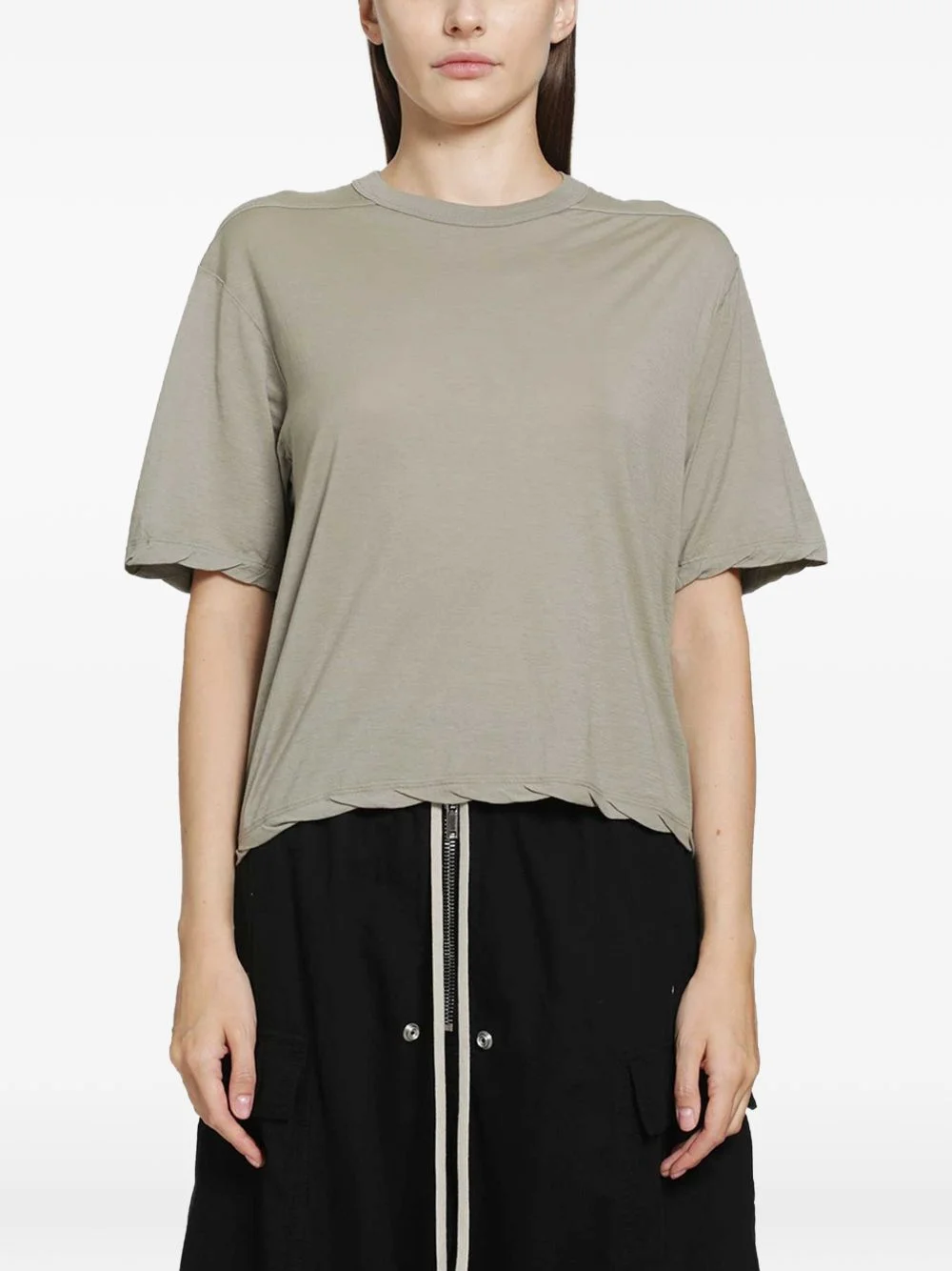 raw-edge T-shirt - 1