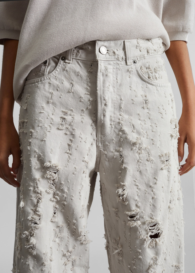 Haikure Bethany Bull Destroy Jeans - Wind Grey 3