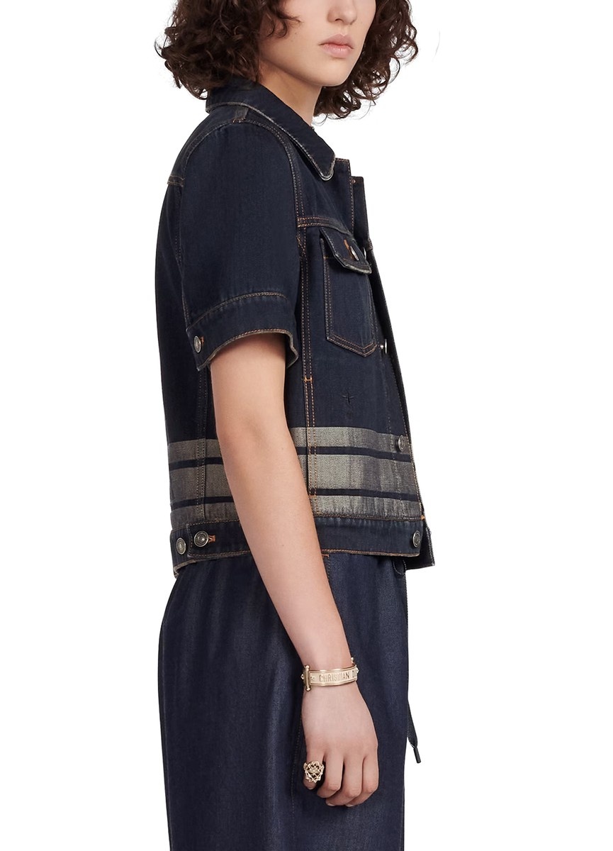 Dior Short sleeve denim jacket | 24s | REVERSIBLE