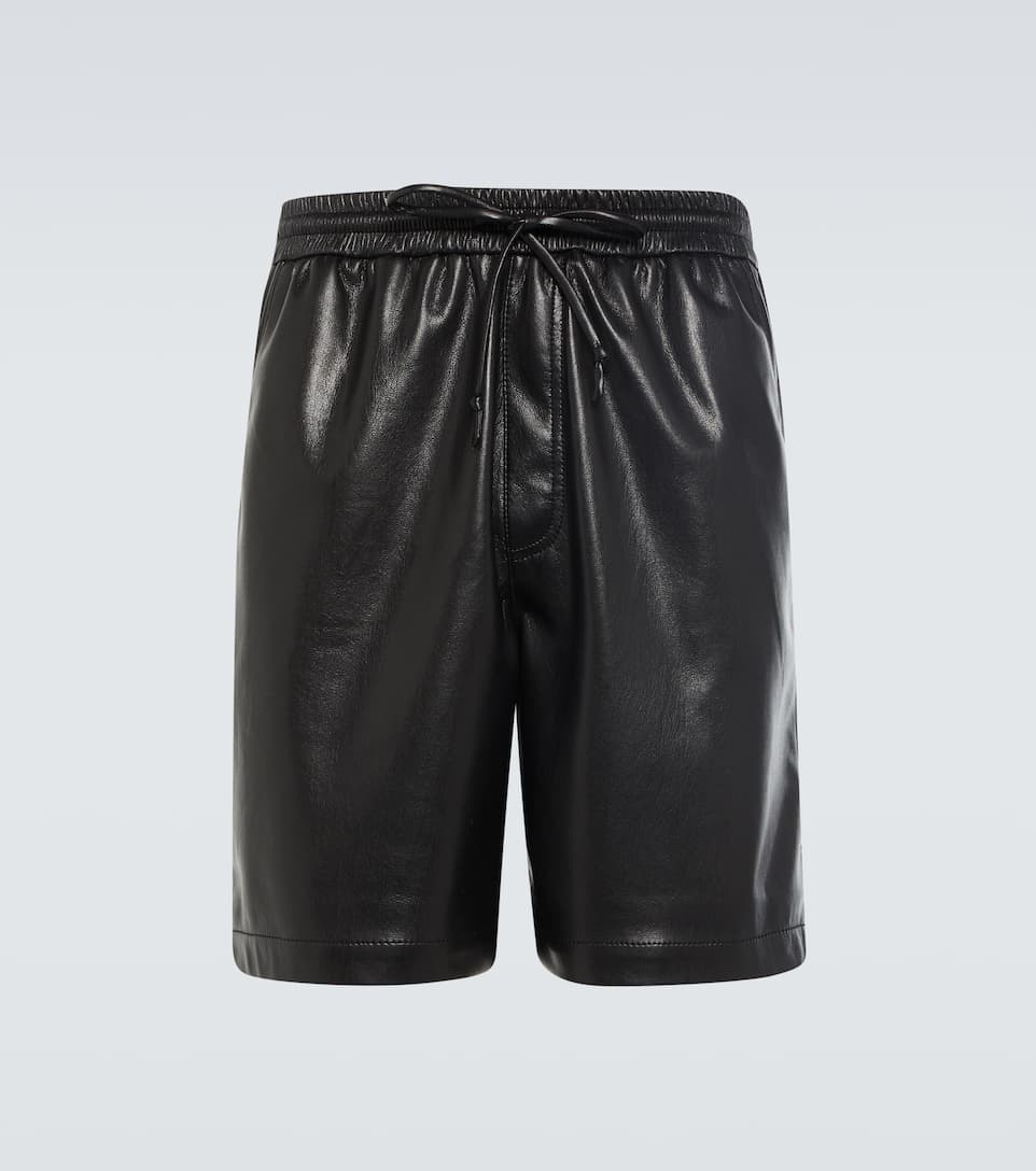 Doxxi faux-leather shorts - 1