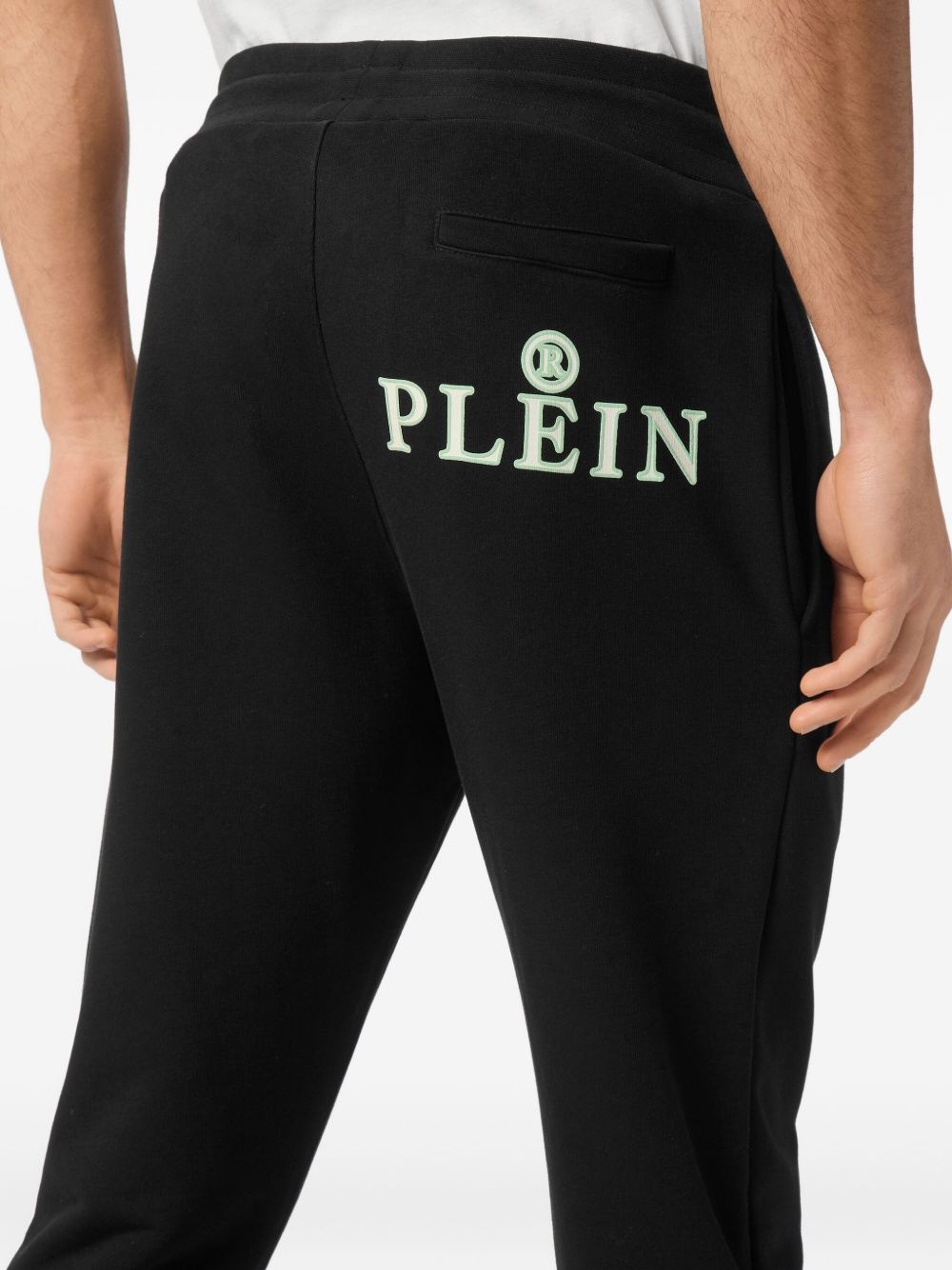 cotton-blend track pants - 5